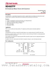 M54687FP datasheet pdf Renesas