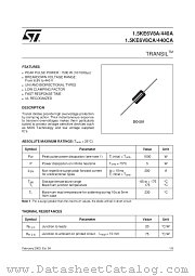 1.5KE datasheet pdf ST Microelectronics