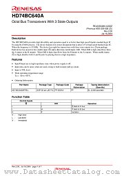 HD74BC640A datasheet pdf Renesas