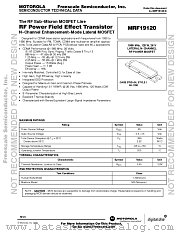 MRF19120 datasheet pdf Freescale (Motorola)