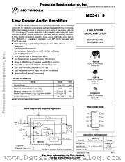 MC34119 datasheet pdf Freescale (Motorola)