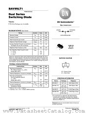 BAV99LT1 datasheet pdf ON Semiconductor