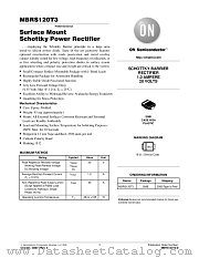 MBRS120T3 datasheet pdf ON Semiconductor