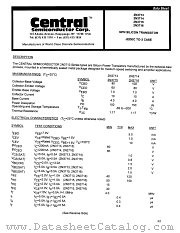 2N3715 datasheet pdf Central Semiconductor