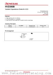 HVD380B datasheet pdf Renesas