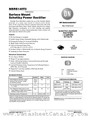 MBRS140 datasheet pdf ON Semiconductor