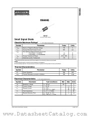 1N4446 datasheet pdf Fairchild Semiconductor