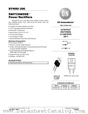 BYW80-200 datasheet pdf ON Semiconductor