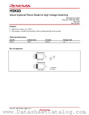 HSK83 datasheet pdf Renesas