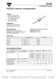 BYV26E datasheet pdf Vishay