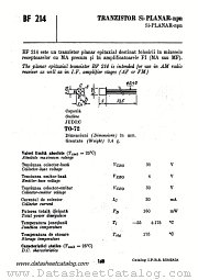 BF214 datasheet pdf IPRS Baneasa