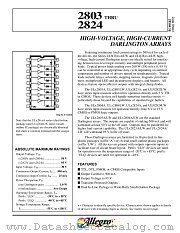 ULQ2804A datasheet pdf Allegro MicroSystems