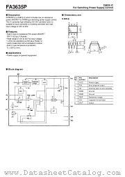 FA3635P datasheet pdf COLLMER SEMICONDUCTOR INC