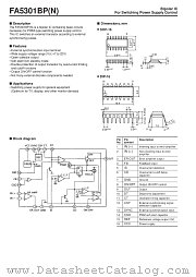 FA5301BP datasheet pdf COLLMER SEMICONDUCTOR INC