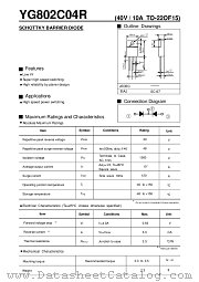 YG802C04R datasheet pdf COLLMER SEMICONDUCTOR INC