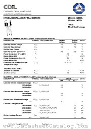 2N3499 datasheet pdf Continental Device India Limited