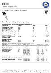 2N3904 datasheet pdf Continental Device India Limited