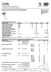 BC177B datasheet pdf Continental Device India Limited