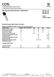 BC450 datasheet pdf Continental Device India Limited