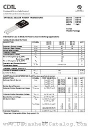 BD176 datasheet pdf Continental Device India Limited