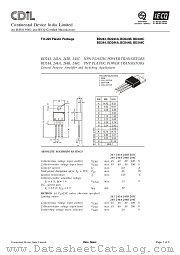 BD244C datasheet pdf Continental Device India Limited