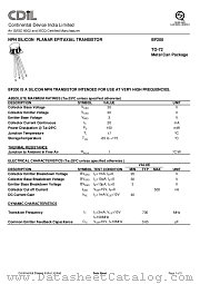 BF200 datasheet pdf Continental Device India Limited