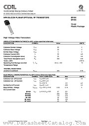 BF495 datasheet pdf Continental Device India Limited