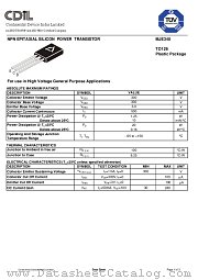 MJE340 datasheet pdf Continental Device India Limited