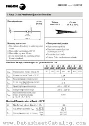 1N4007GP datasheet pdf Fagor