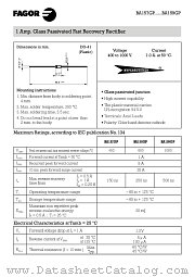 BA158GP datasheet pdf Fagor