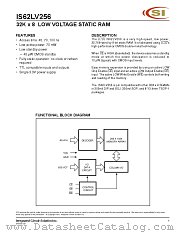 IS62LV256-70TI datasheet pdf ICSI