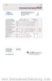 J108 datasheet pdf InterFET Corporation