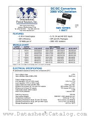 NMV0515D datasheet pdf International Power Sources