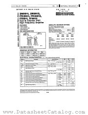 2N5911 datasheet pdf Intersil