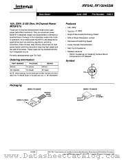 IRF640 datasheet pdf Intersil