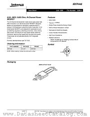 IRFP440 datasheet pdf Intersil