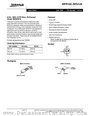 IRFU120 datasheet pdf Intersil