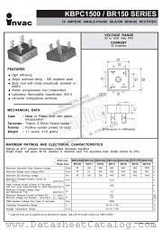 BR1510 datasheet pdf Invac