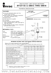 EM518 datasheet pdf Invac