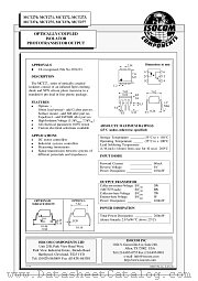 MCT277 datasheet pdf ISOCOM