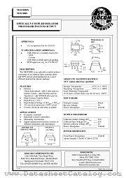 MOC8080 datasheet pdf ISOCOM