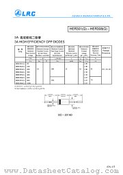 HER301G datasheet pdf Leshan Radio Company