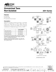 2041-6201-00 datasheet pdf MA-Com