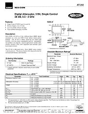 AT-242 datasheet pdf MA-Com