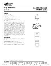 MA43000 datasheet pdf MA-Com