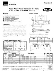 PH1214-110M datasheet pdf MA-Com