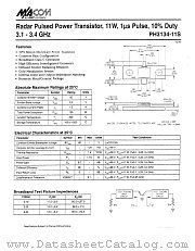 PH3134-11S datasheet pdf MA-Com