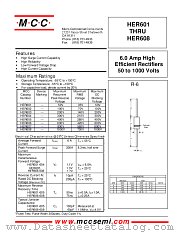 HER607 datasheet pdf MCC