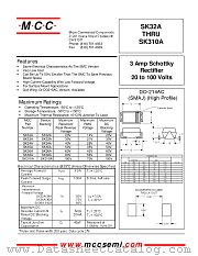 SK310A datasheet pdf MCC