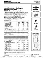 MJD117 datasheet pdf Motorola